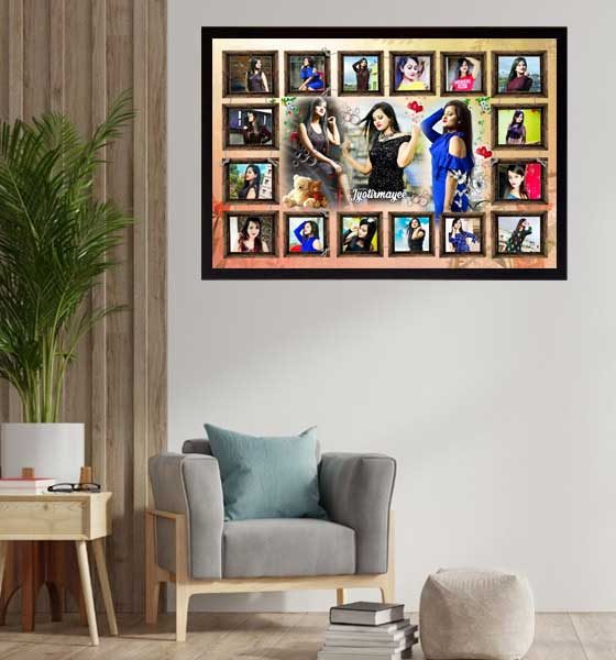 Create Custom Photo Collage Canvas Prints Online In India