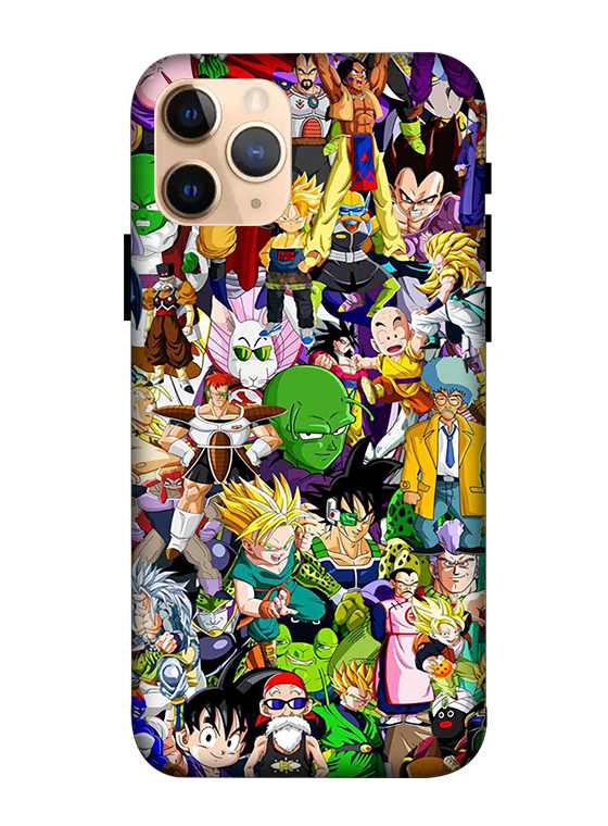 Mobile Cover -Original Anime Character Sticker Bomb Shower Printed Mobile  Back Case - anidiots